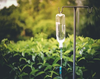 (IV) Stem cell supernatant solution therapy is performed by IV infusion